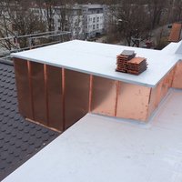 Dachdetail und Entwässerung